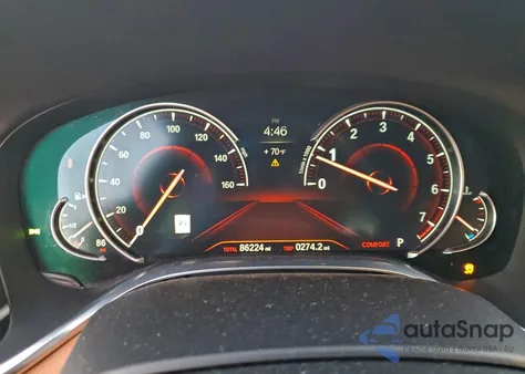 2016 BMW 740 I из США, поврежденный, VIN WBA7E2C57GG738685